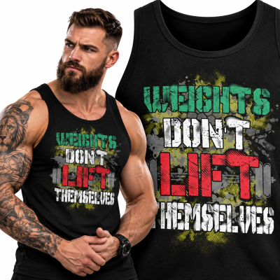 TANK TOP NA SIŁOWNIĘ WEIGHTS